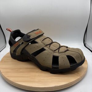 Teva Deacon Fisherman Sandals Mens 12 Khaki Sport Water Hiking ShocPad 6968